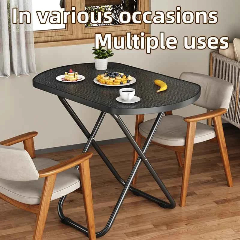 Stable Tray Table With No Assembly Required,  Foldable Snack Tables For Bed/Sofa/ Living Room