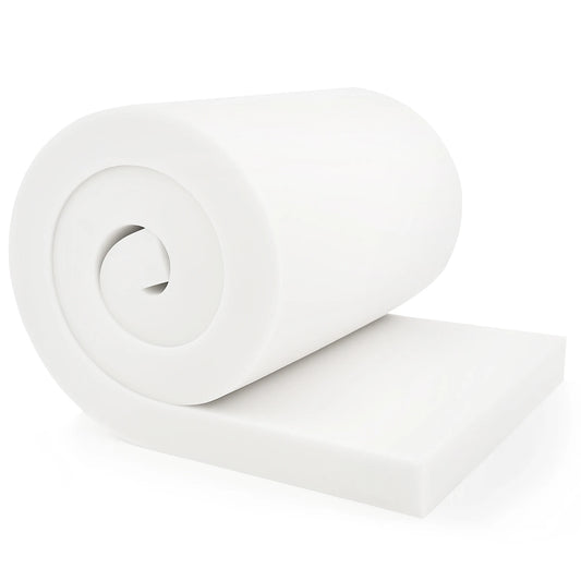 3/4/5/6 inch Thickness Foam Cushion, Cuttable Upholstery Foam Pad For Filling Outdoor Furniture, Padding for Bench Bay Window Cushion - Myaccessoriesstore