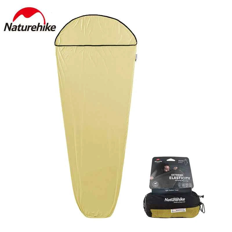 Naturehike Outdoor Camping Sleeping Bag Liner, High Elasticity, Portable Ultralight Travel Sheet. Mummy Portable Sleeping Bag Liner