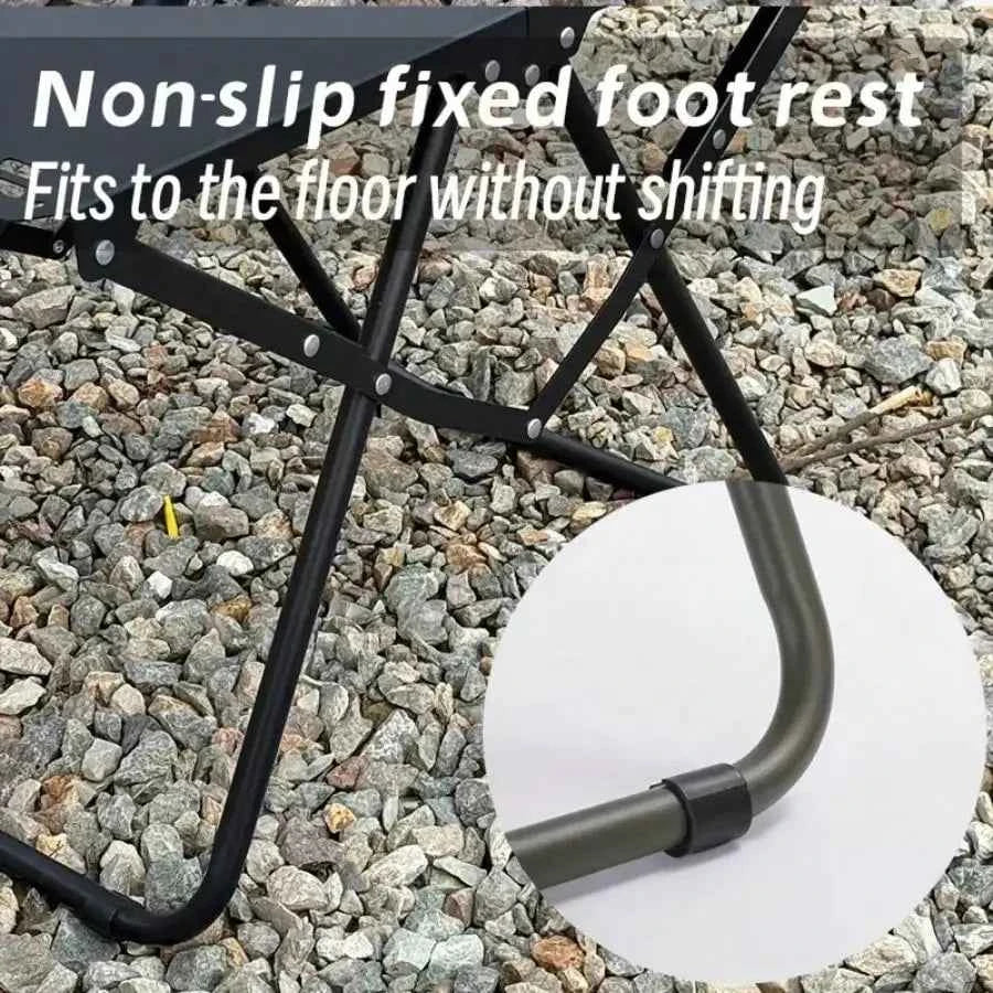 Portable Folding Lightweight Iron Table, Design Suitable For Camping, Parties, Hiking (Foldable),Outdoor Picnic Table ,Tool-Free Quick Setup