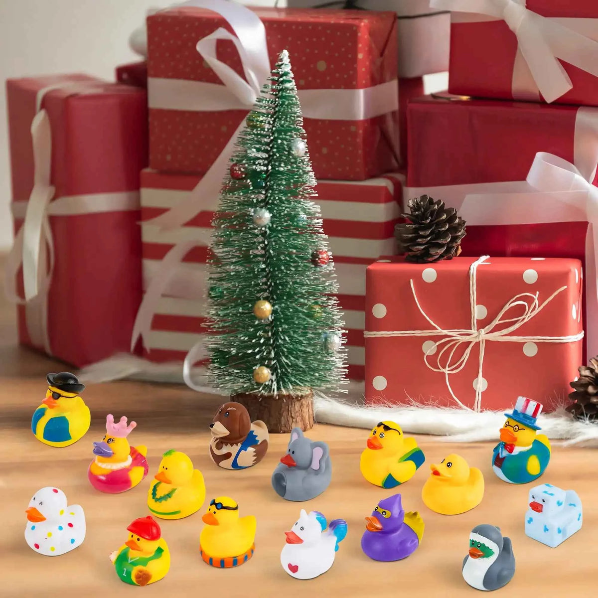 Joyfy Rubber Ducks Random Assortment. Mini Rubber Duckie Toys for Kids.
