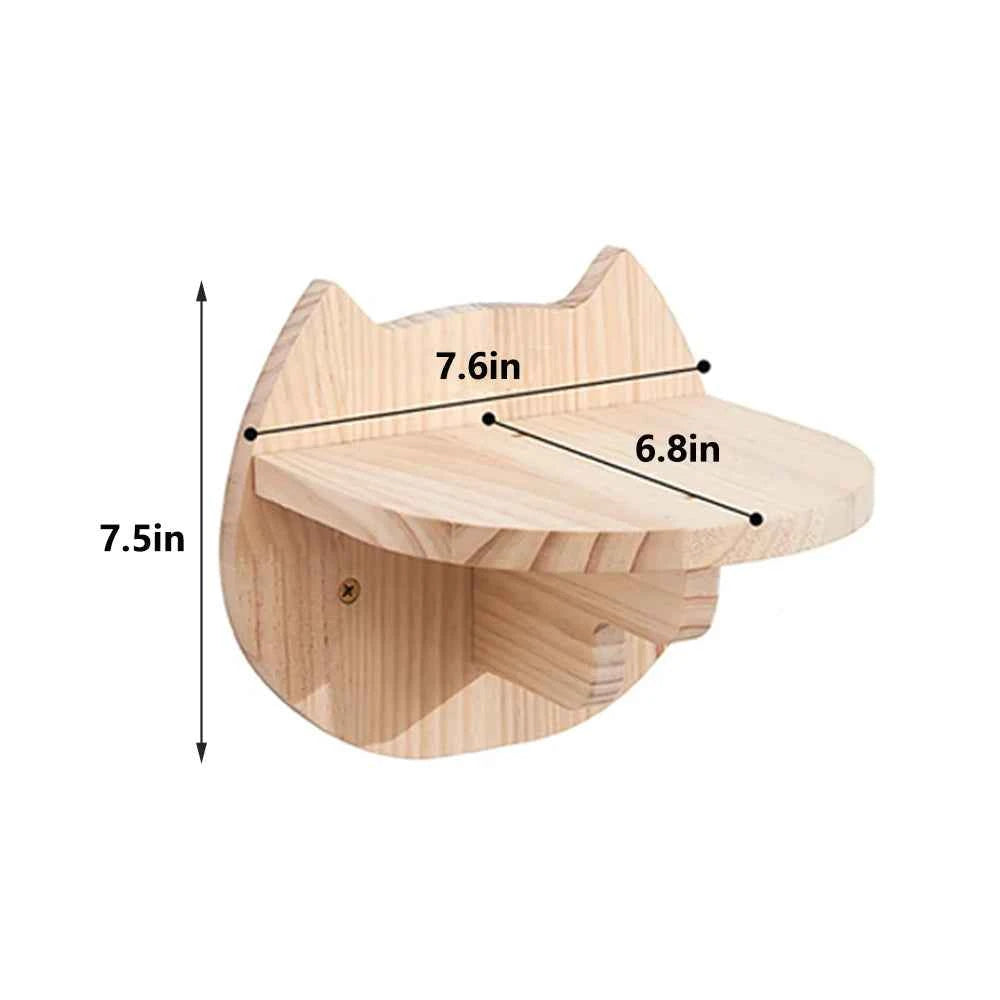 Wall Mounted Cat Shelves Set. Moon Shape Hammock. Star Perches &Climbing Steps.  For  Cats Indoor, Res,, Playing or Sleeping