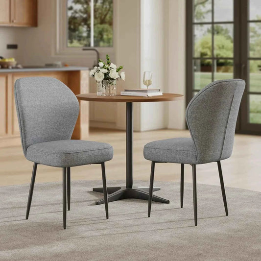 2 Dining Room Chairs. Chairs are  Light Luxury