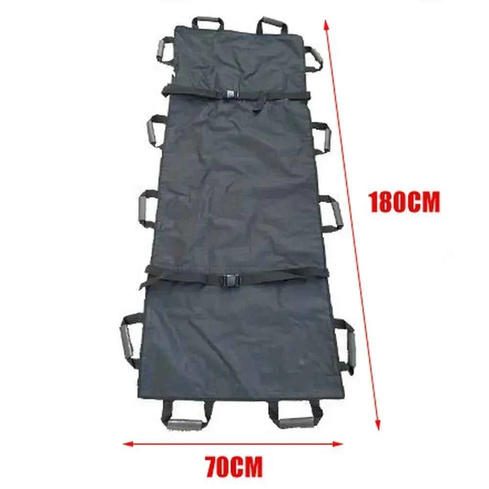 Medical First Aid Stretcher, Adjustable, Portable Emergency Rescue Soft Rack. Thickened Canvas. Elderly, Patients, and Paralyzed Transport