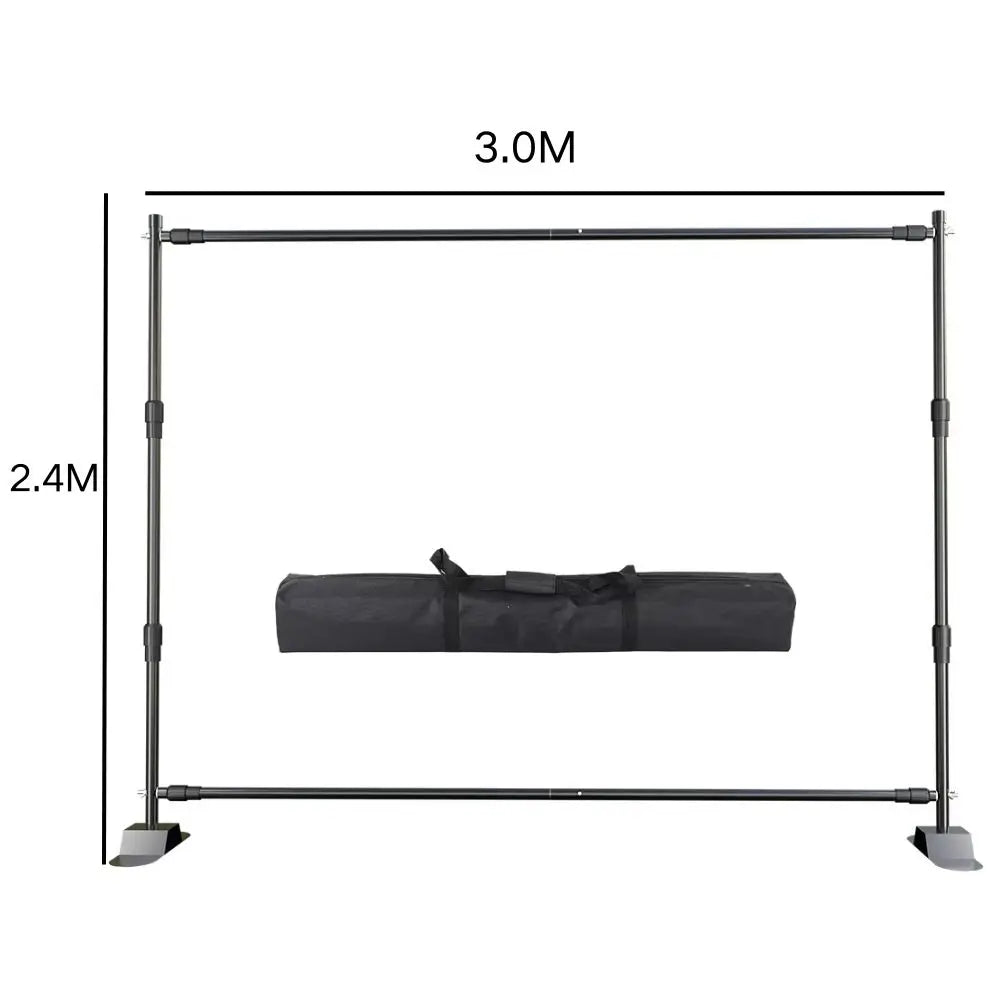 Background Stand Photo Frame Photography Crossbar Wedding Outdoor Bithday Decoration School Photographic Backdrop Party - Myaccessoriesstore