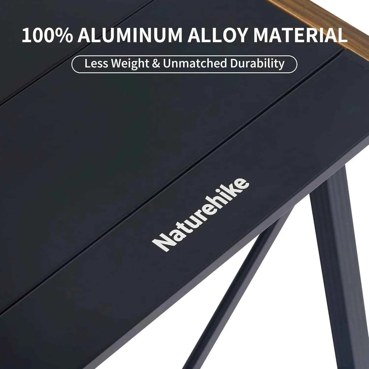 Naturehike Camping Folding Aluminum Alloy IGT Table. Multifunctional Portable for BBQ Grill Table, Outdoor Picnic Cooking Table