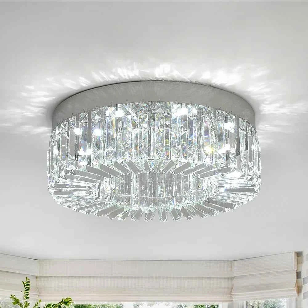 Gold Luxury Crystal Ceiling Lamp.  Modern Chandeliers Decoration. Led Ceiling Lights. Lighting Fixture Diameter 40-50cm