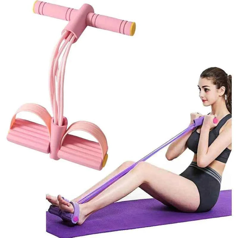 Multi-Scenario Resistance Trainer, 38cm/14.96in, Lightweight & Compact, for Slimming Abdomen,Lifting Chest & Hip, Indoor/Outdoor