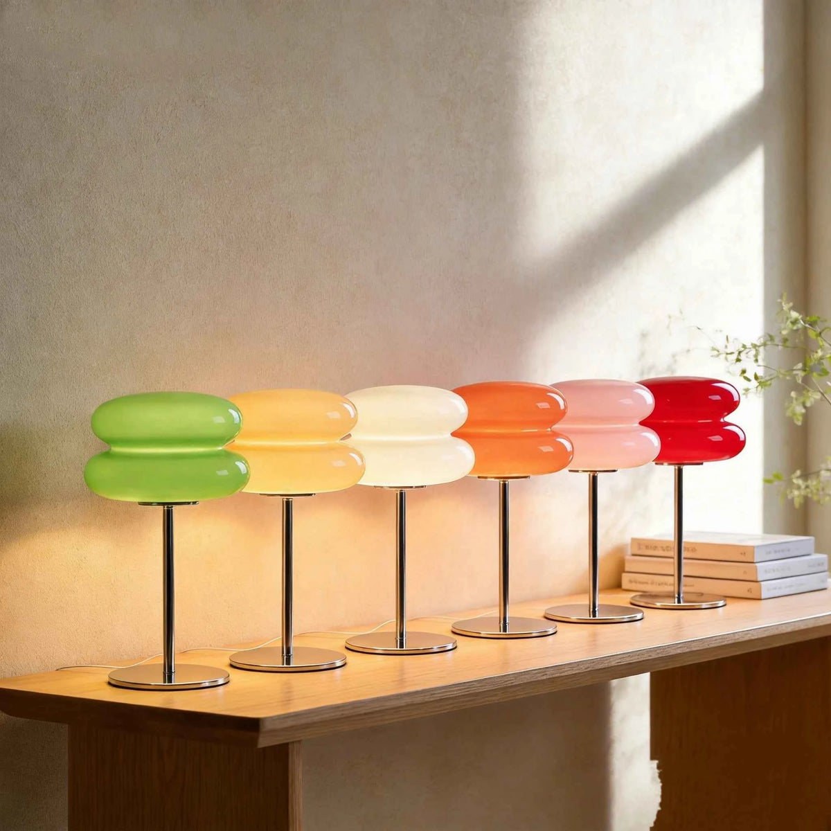 Bread Shape LED Table Lamp, USB Rechargeable, Cordless, Touch Control Lamp, Dimmable Ambient Night Light, Battery Operated.