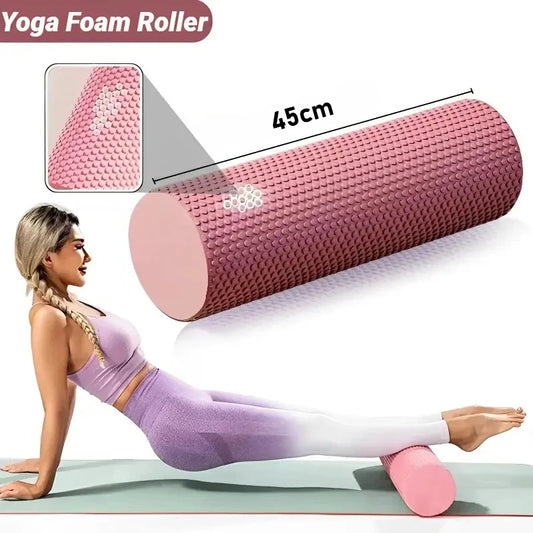 1Pcs 45×10cm EVA Yoga Pilates Foam Roller. Fitness Equipment, Massage Roller, Body Exercise Training, Muscle Release for Women & Men