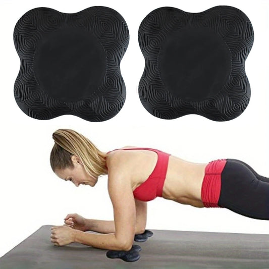 2Pcs TPE Yoga Kneeling Mats. Thickened Anti Slip Yoga Kneeling Protective Pad. For Elbows and Knees.