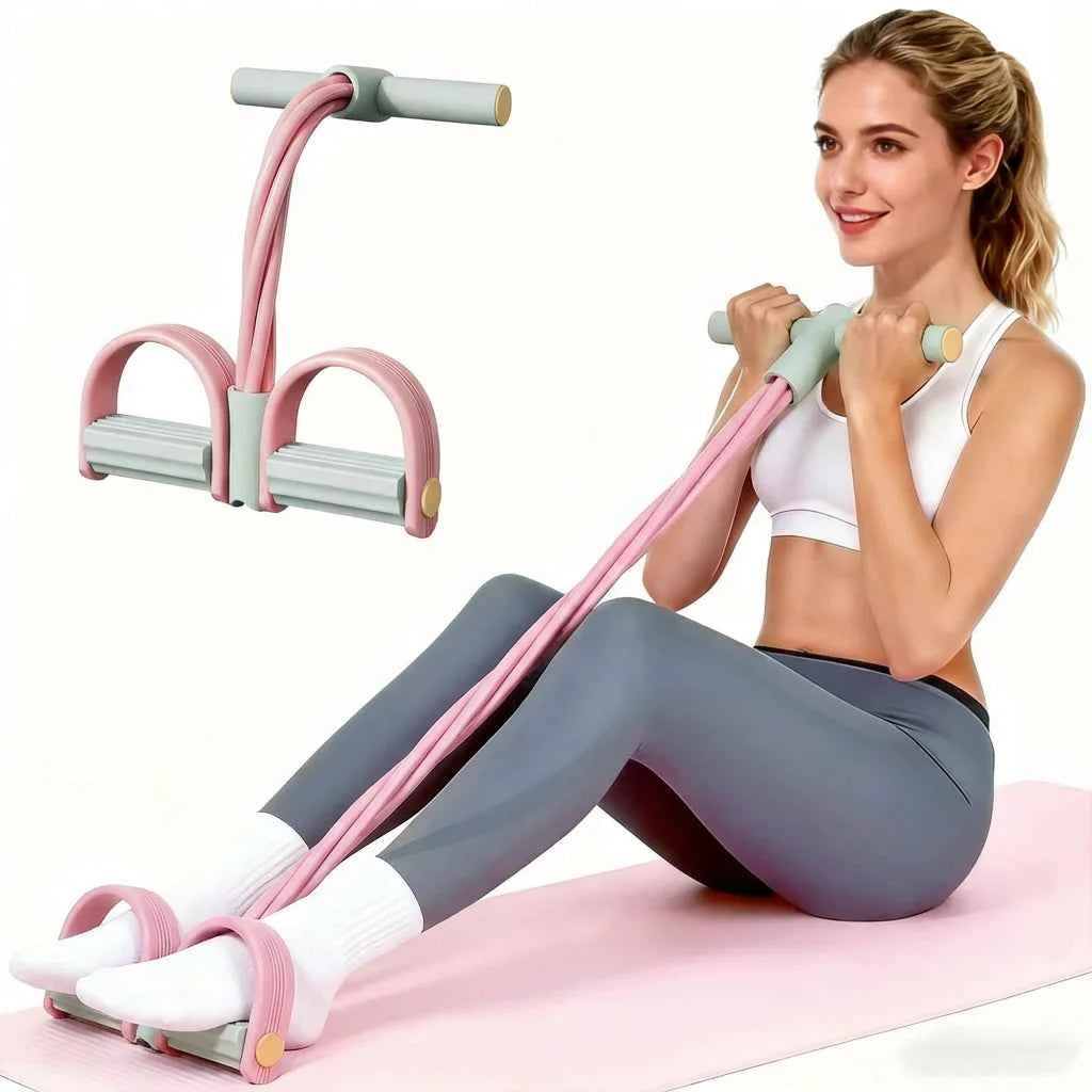 Adjustable Resistance, Foot Pedal Resistance Band. Home Gym Equipment Full Body Training