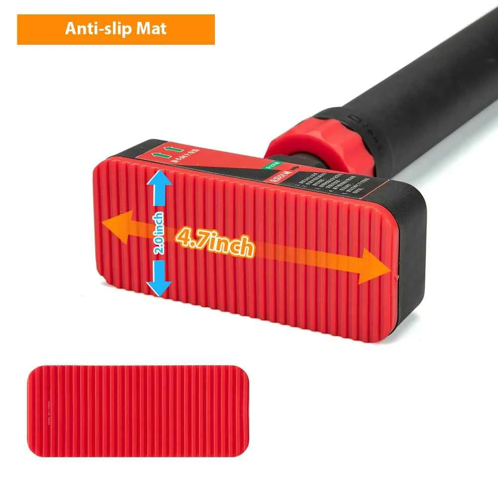 Strength Training Pull-up Bars with Level Gauge 69-92cm Adjustable Width 200kg Max Load Capacity