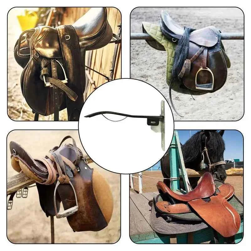 Portable Folding Rack for Saddle, Pad, & Horse Blanket. For Use In Tack Room for Organizing, And Storage.