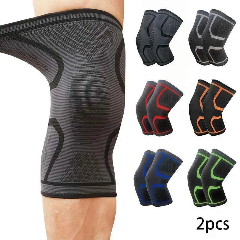 2pcs Elastic Knee Pads Breathable Comfortable and Warm Knee Pads. Unisex. Suitable for Fitness Training ,Work and Daily Life Christmas Thanksgiving Father's Day Gift