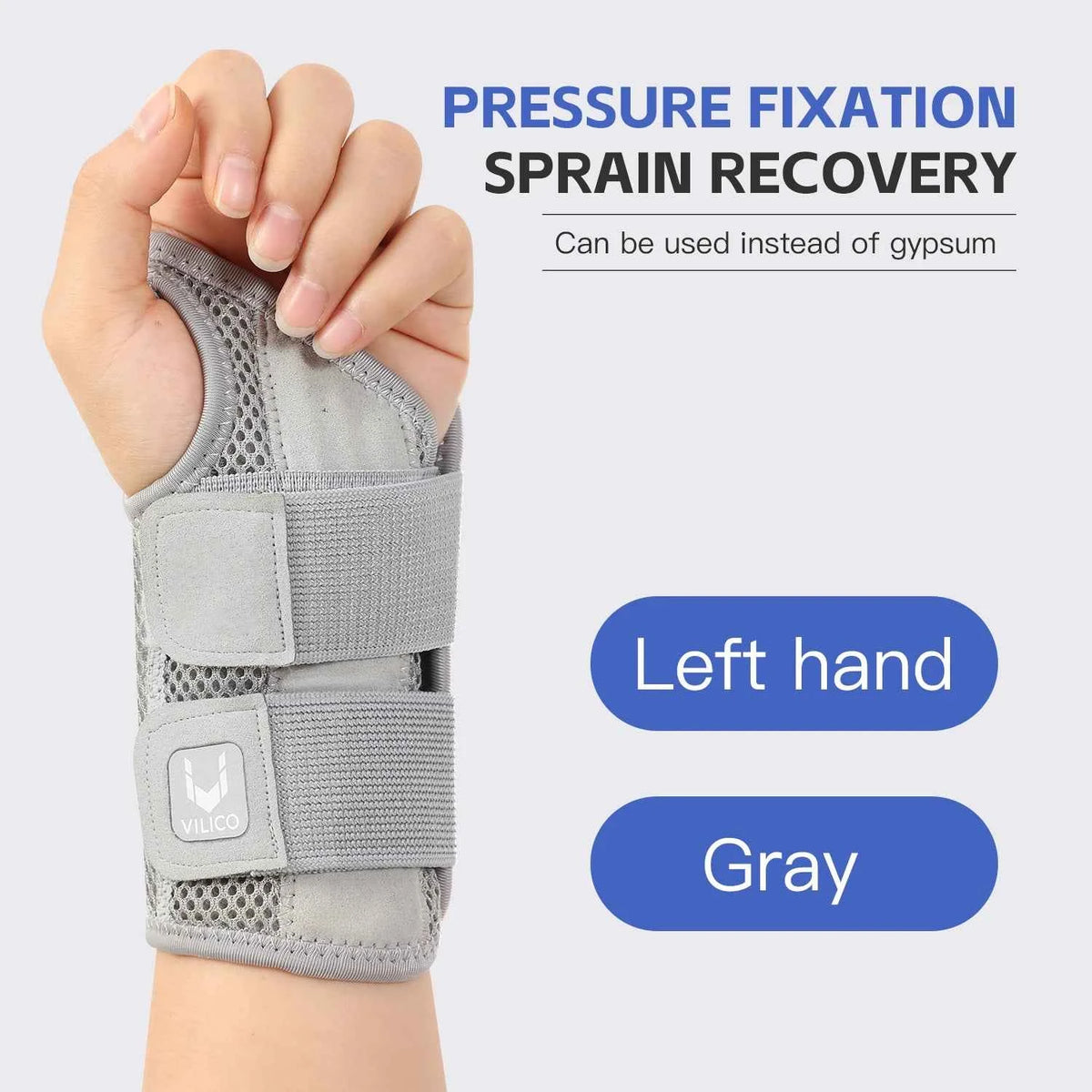 Wrist Brace for Carpal Tunnel. Support Brace with Splints. Hand Support for Arthritis, Tendonitis, Sprain Injuries, Wrist Pain 1PC