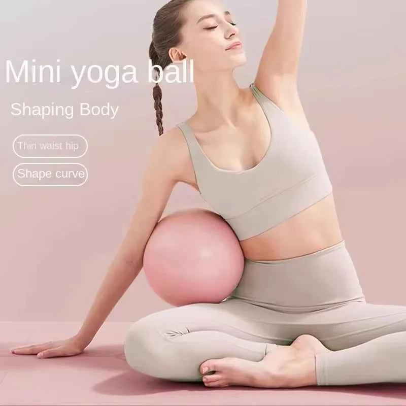 Gym,  Yoga Fitness Ball. Thickening Type Anti-explosion Diameter 25 Cm .Pilates Workout Mini Ball Sculpting Legs and Hips