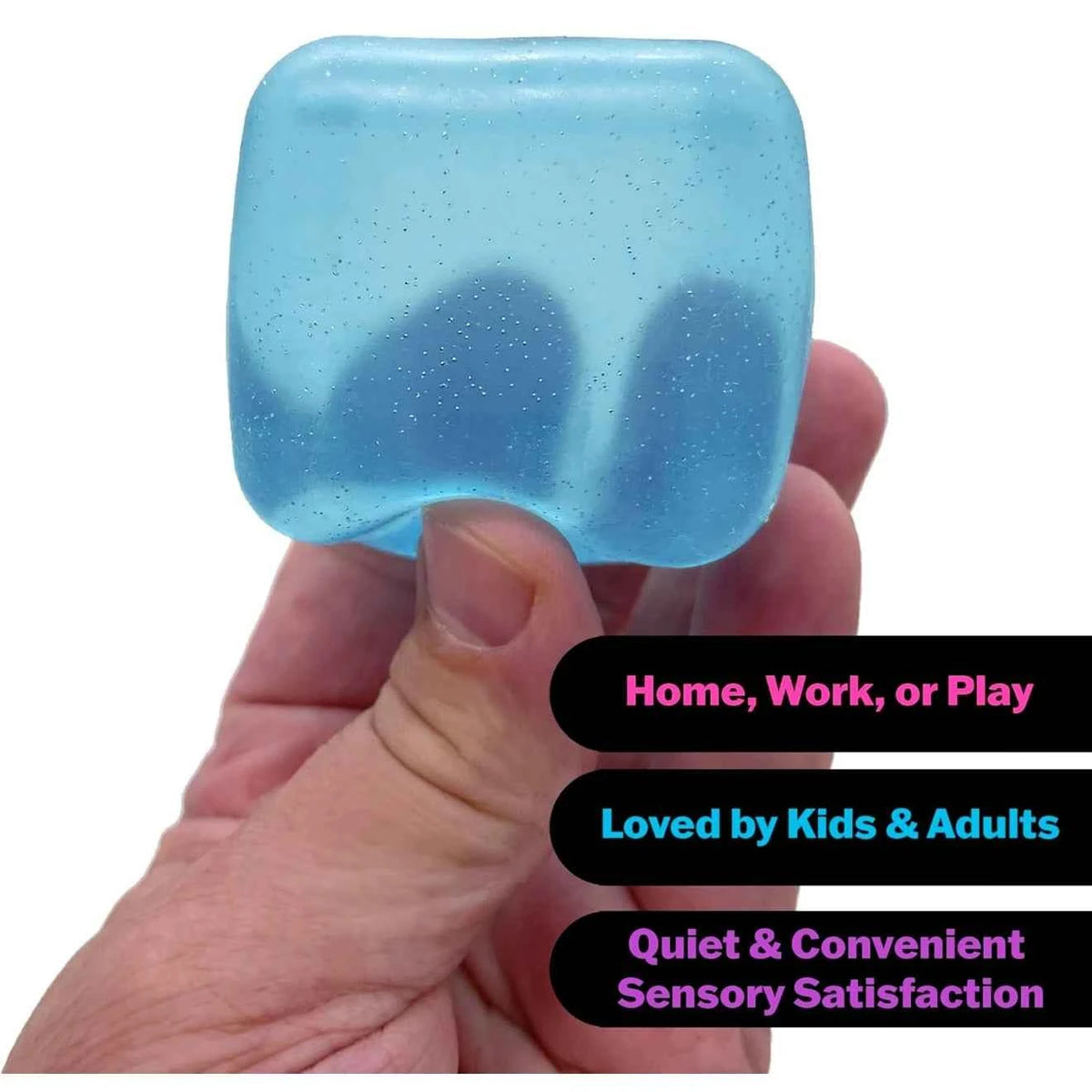 Nice Cube, Ice Cube Squishies Toys, Durable, Slow-Rebound Fingertip Exquisite Spherical Ice Cube With Box, Non-Sticky Desk Toy For Relaxation & Focus For Adult, Classroom Prizes, Novelty Gift for Kids and Adults, Christmas/Ha