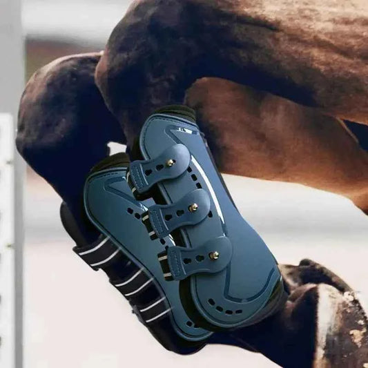 Sport Boots For Horses. Horse Leg Protectors. Breathable Front Leg Guard. Shock-Absorbing Sport Boots. Horse Leg Wraps