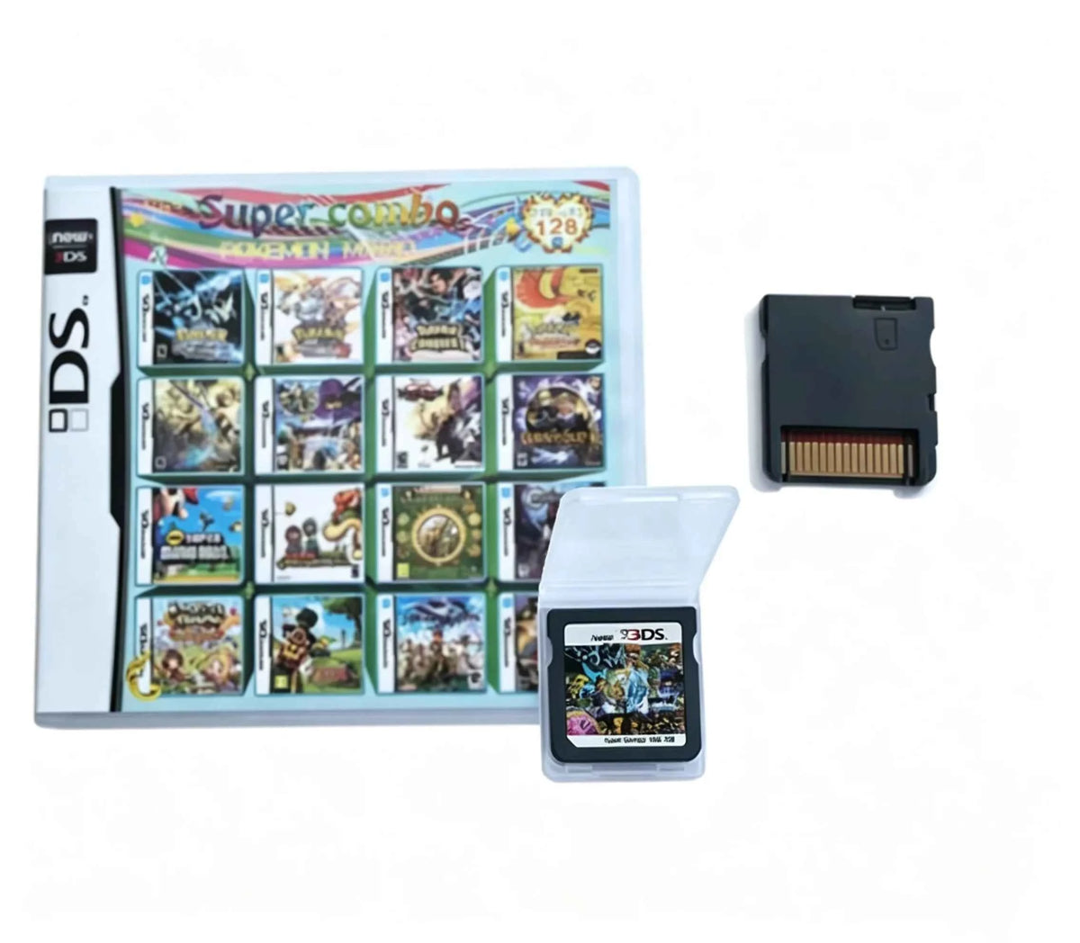 4300 in 1 Compilation Pokemon Game Cards, DS NDS 3DS 3DS NDSL Game Cartridge Card Video Game. Handheld Player (R4 card)