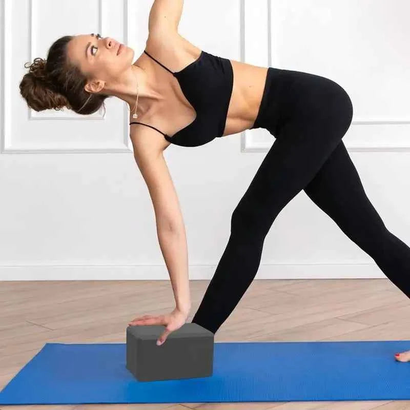 Pilates Block 2x Workout Blocks. Wedge Stretcher,  For Balance, Slip-Resistant Workout Tools For Yoga, Gym, Beginners Handstand