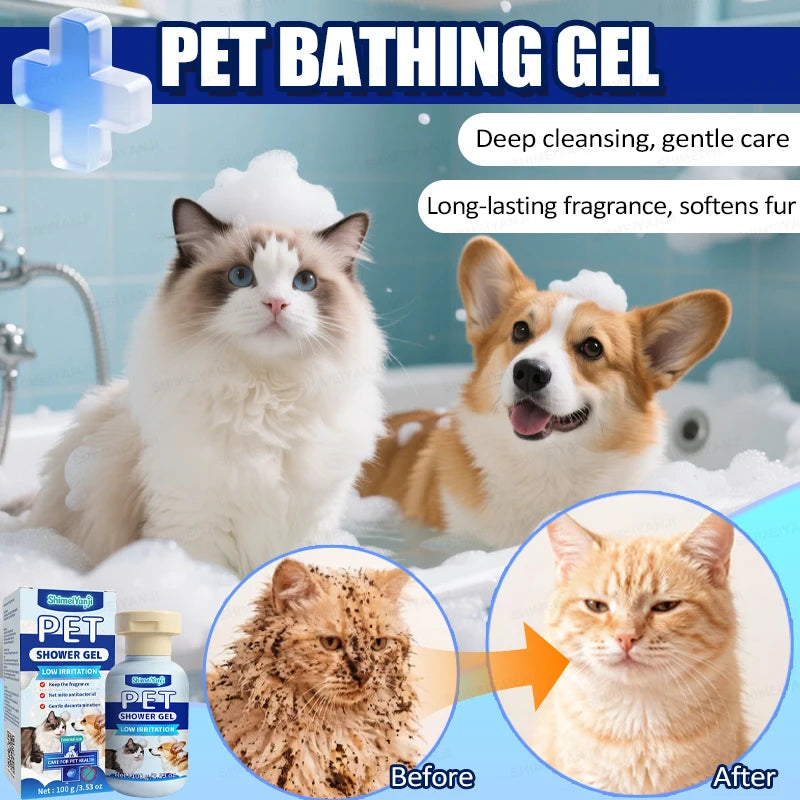 Hypoallergenic Shampoo & Conditioner For All Breeds Of Cats And Dogs (Suitable For Border Collies, Poodles, Etc.)