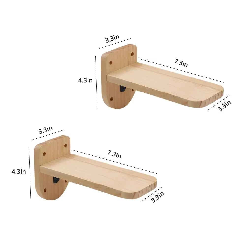 Wall Mounted Cat Shelves Set. Moon Shape Hammock. Star Perches &Climbing Steps.  For  Cats Indoor, Res,, Playing or Sleeping