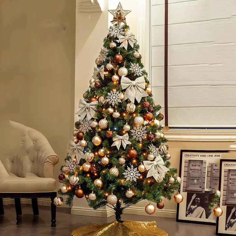 2.1/2.4/3m Christmas Tree Decoration Set Large DIY Christmas Ornaments For Trees Holiday Party Home Decor Hanging Drop Shipping