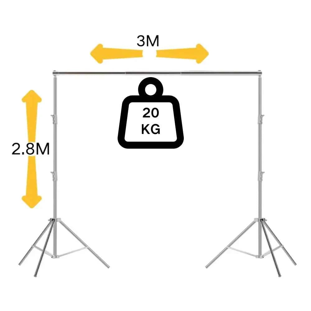 Background Stand Photo Frame Photography Crossbar Wedding Outdoor Bithday Decoration School Photographic Backdrop Party