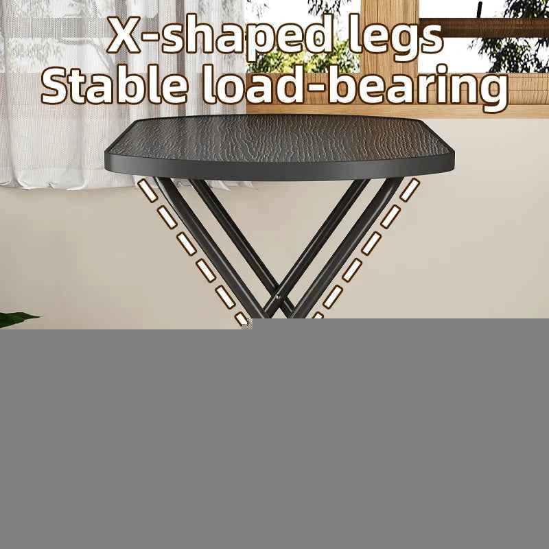 Stable Tray Table With No Assembly Required,  Foldable Snack Tables For Bed/Sofa/ Living Room