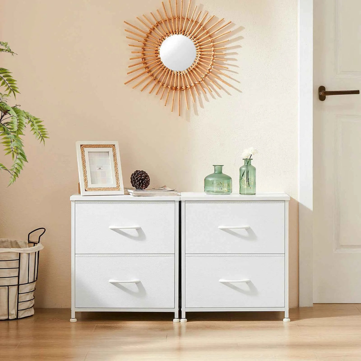 JHK Nightstand. 2  Drawers