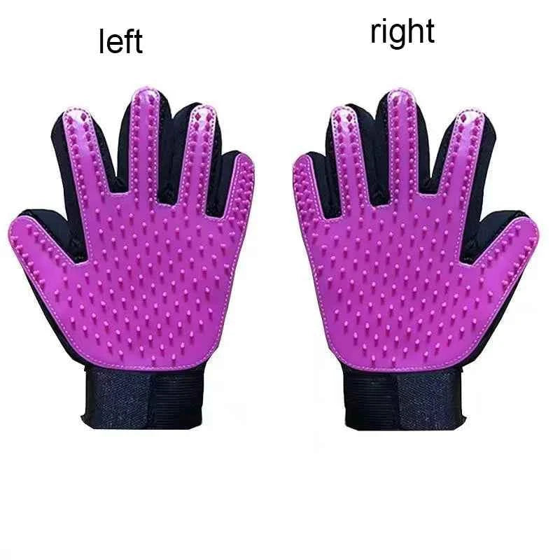 Pet Hair Glove  For Grooming, Cleaning, And Massage