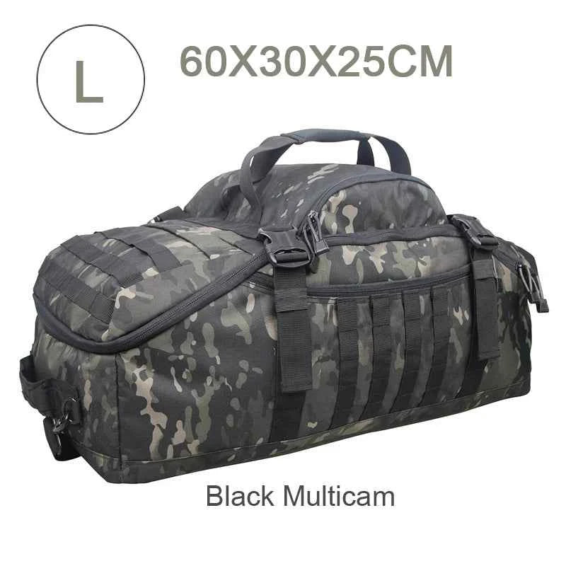 LQARMY 30L 45L 80L Outdoor Mountaineering Bag, Molle Tactical Backpack, Large Duffel Bag, Hiking, Camping, and Travel Bags