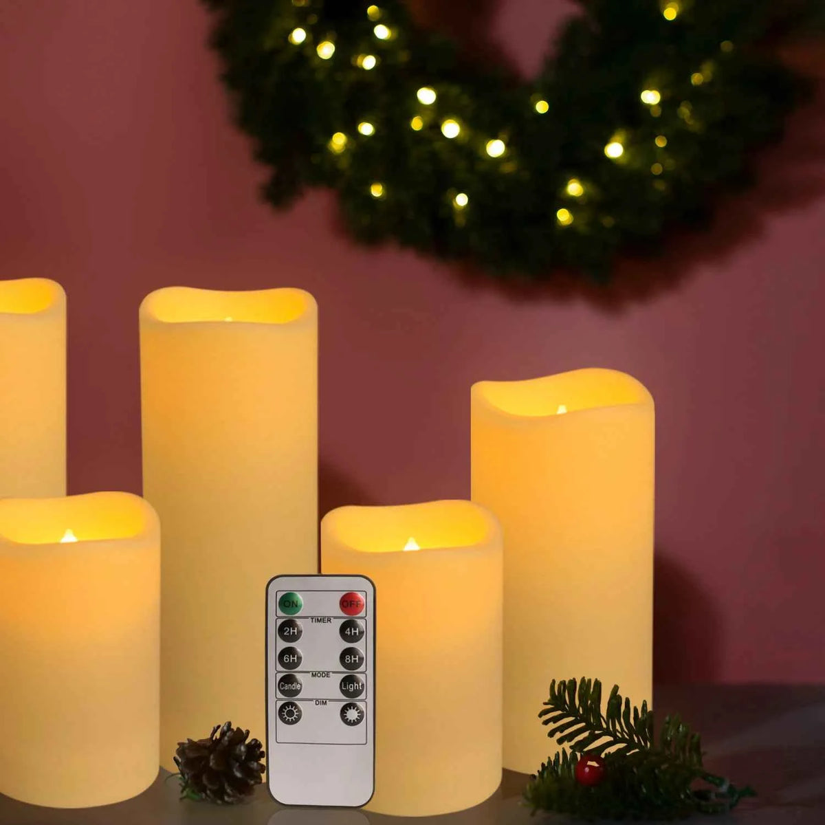 24-144 Units/Set of Waterproof Indoor Flameless LED Candle Lights. Party Supplies for Gatherings and Festivals