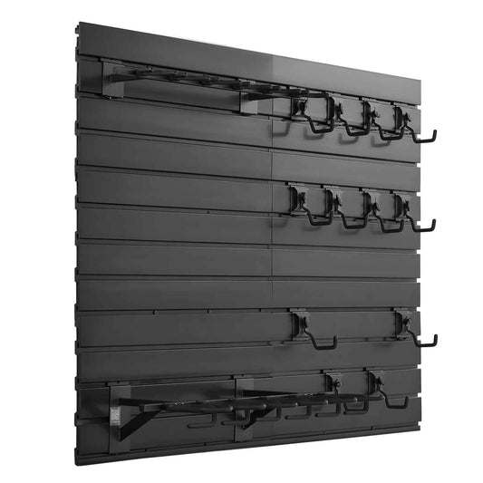 Gun Rack Wall Mount. Steel. Tactical Rifle Carbine. Handgun Storage Rack. Modular Gun Wall Gear Accessories Organizer
