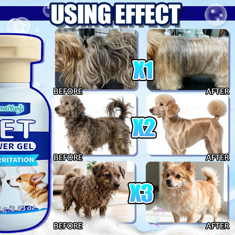 Hypoallergenic Shampoo & Conditioner For All Breeds Of Cats And Dogs (Suitable For Border Collies, Poodles, Etc.)