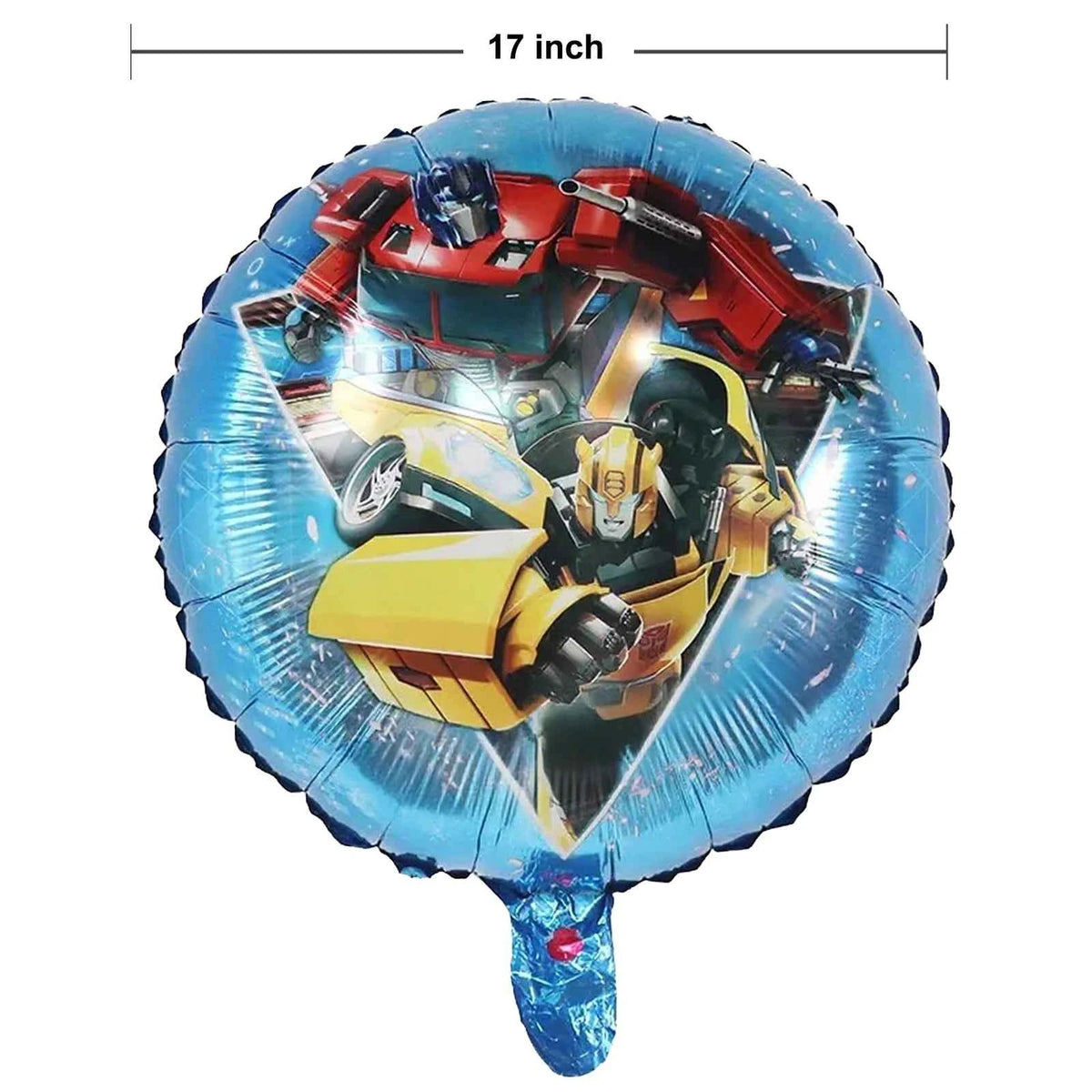 7Pcs Transformers Balloons, Cool Optimus Prime, Megatron, Bumblebee. Aluminum Foil Balloons for Party Decorations