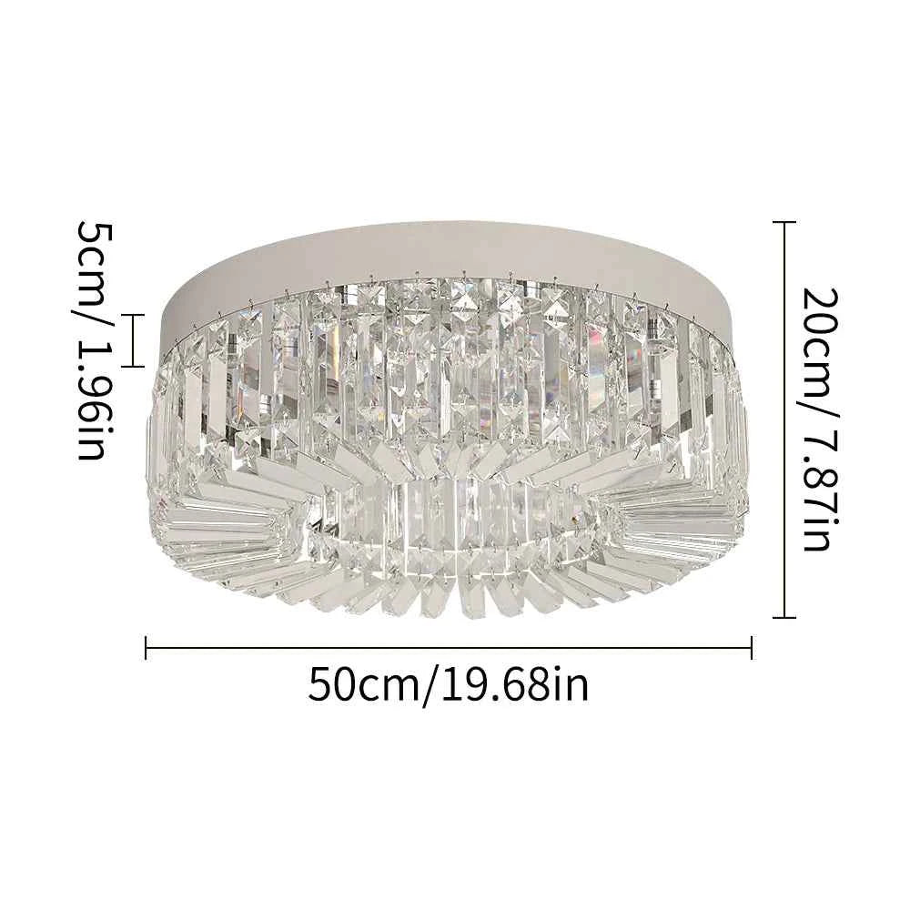 Gold Luxury Crystal Ceiling Lamp.  Modern Chandeliers Decoration. Led Ceiling Lights. Lighting Fixture Diameter 40-50cm