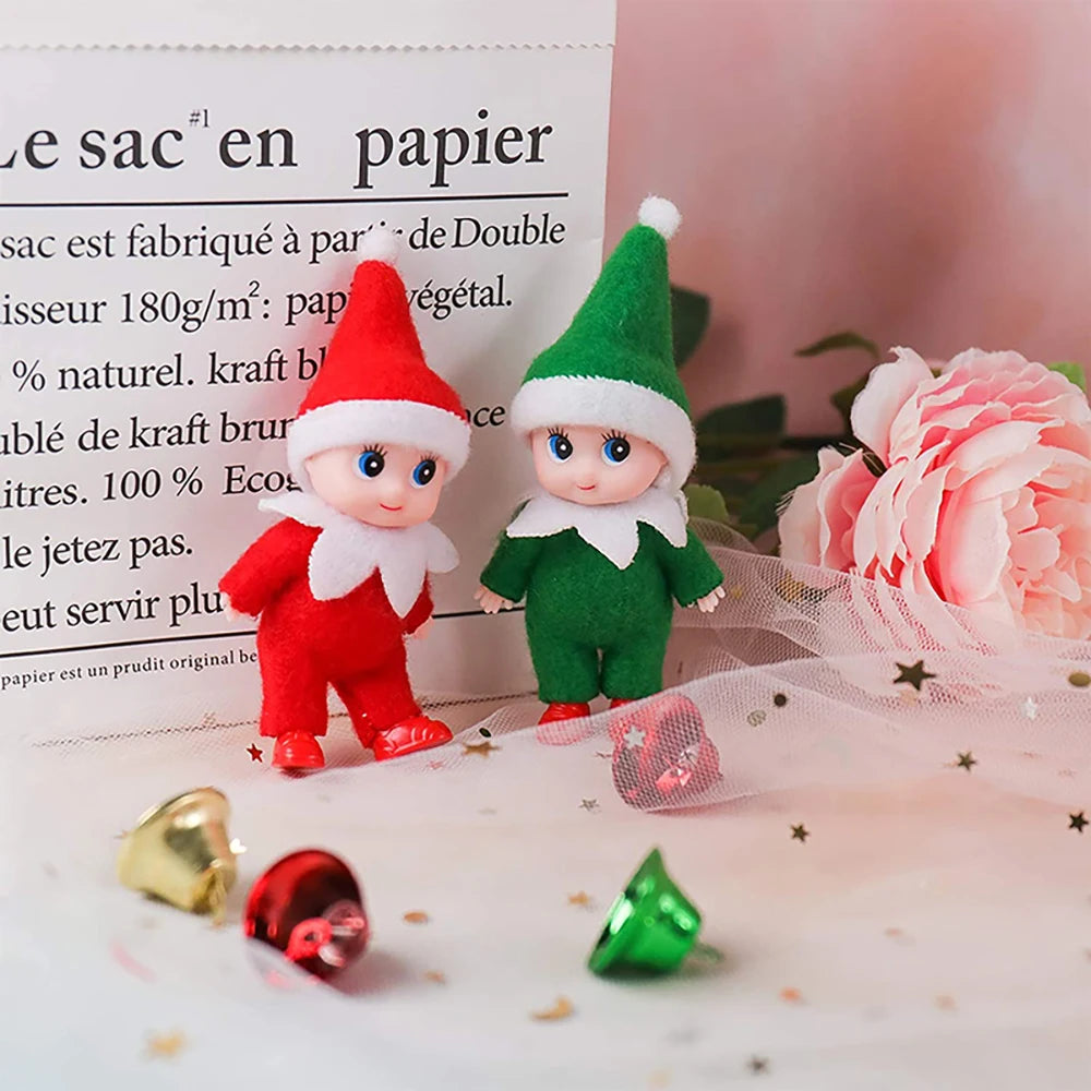 14 PCS Mini Elf Set.  Tiny Elves, Collectible Figurines, Christmas Decorations