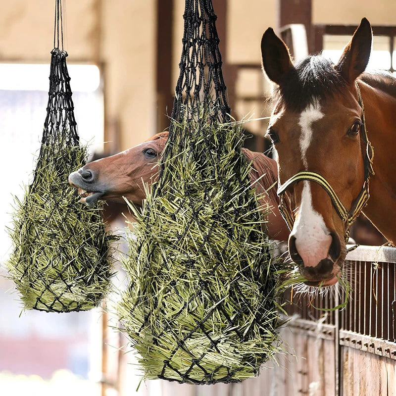 Haylage Net Durable Horse Care Products with Small Holed Hay net Equipment, Slow Feed Hay Feeder. Net Bags For Horse