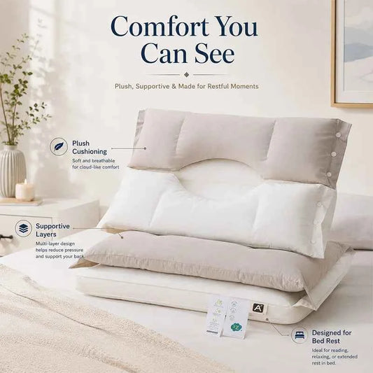 2pcs Pillows 3-in-1 Detachable Pillows, Multifunctional Portable and Comfortable Pillows for Home Use with Fiber filling