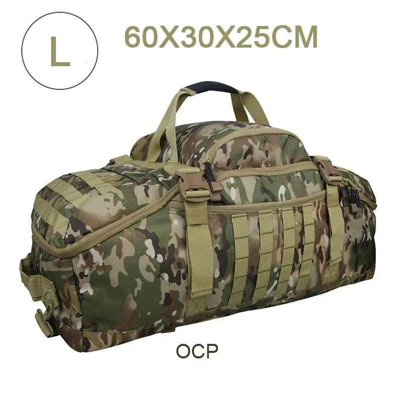 LQARMY 30L 45L 80L Outdoor Mountaineering Bag, Molle Tactical Backpack, Large Duffel Bag, Hiking, Camping, and Travel Bags