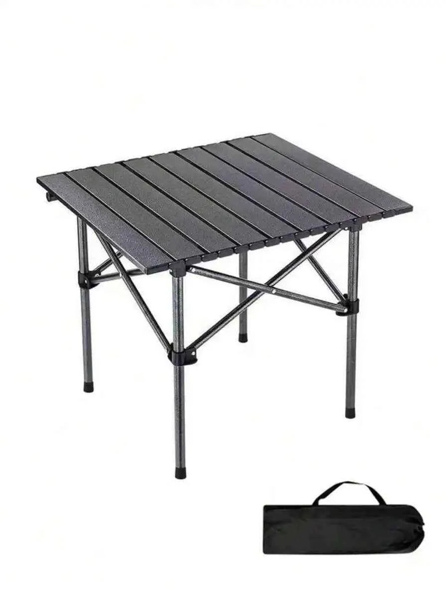 Portable Outdoor Folding Aluminum Alloy Lightweight Table with Storage Bag. Suitable for Camping, Barbecue, Picnic, Travel
