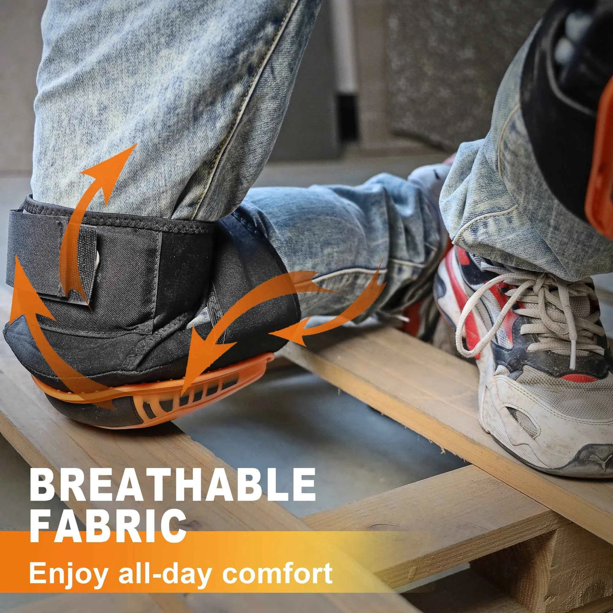 HERZO Knee Pads For Heavy Duty Knee Protection Comfortable Anti-slip, Work, Construction