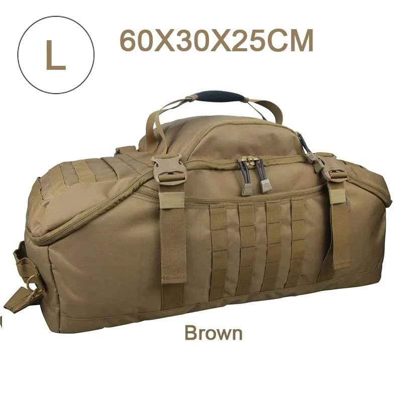 LQARMY 30L 45L 80L Outdoor Mountaineering Bag, Molle Tactical Backpack, Large Duffel Bag, Hiking, Camping, and Travel Bags