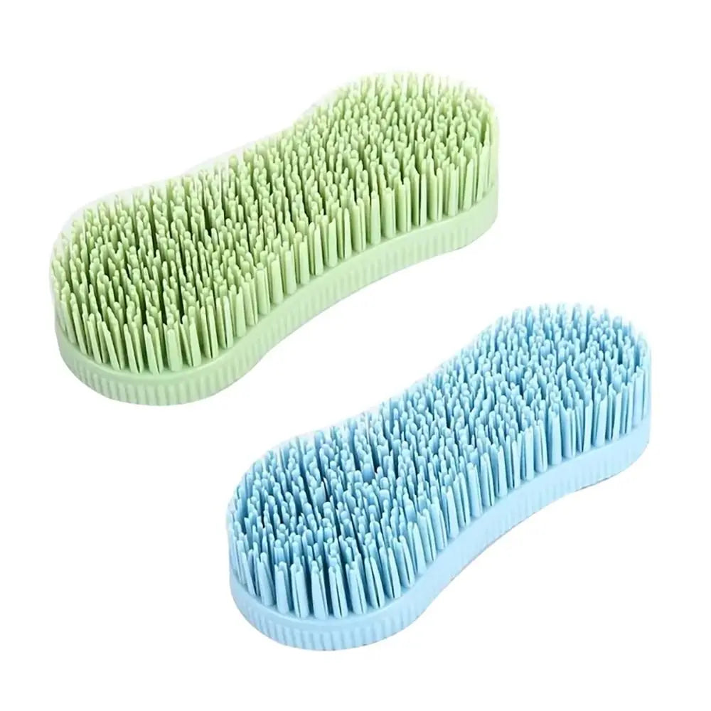 1Pcs Colorful Horse Grooming Brush. Silicone Plastic Horse Accessories .Hard Bristle Equestrian Massage Tool