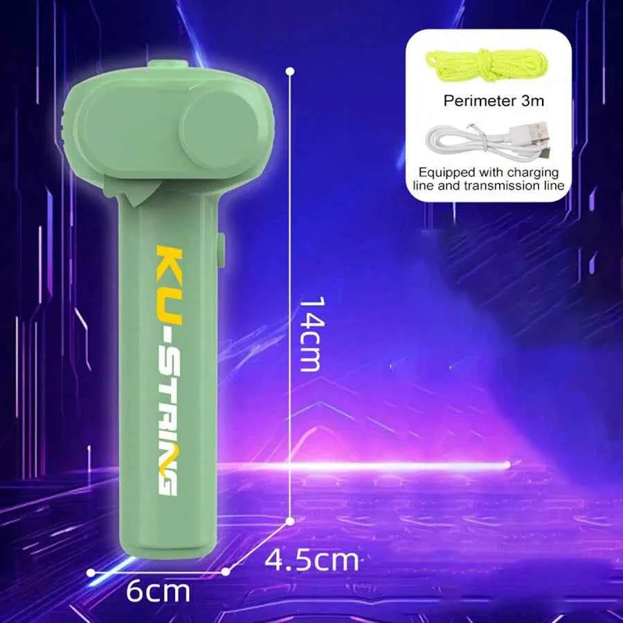 Glowing Rope Launcher Toy, a flying rope loop in the air, brings endless tricks and fun, suitable for outdoor festival party