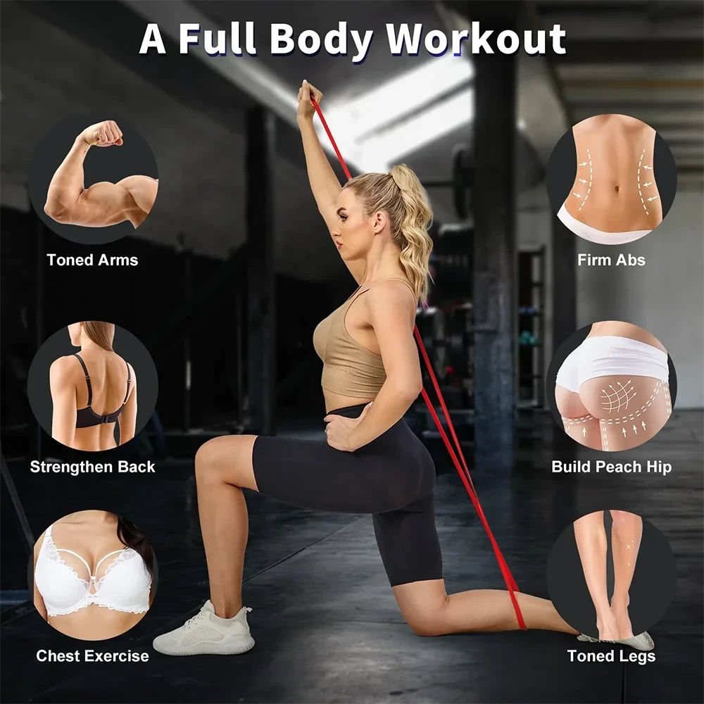 Resistance Bands, Pull Up Assistance Bands, Exercise Bands for Men or Women Home Fitness, Body Stretching, Strength Training