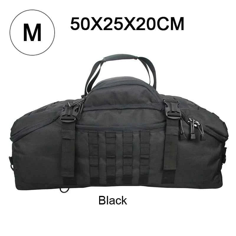 LQARMY 30L 45L 80L Outdoor Mountaineering Bag, Molle Tactical Backpack, Large Duffel Bag, Hiking, Camping, and Travel Bags