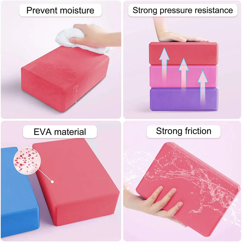 Bolster Yoga Block, Myofascial Release,. Pilates Accessories Packing Cubes.